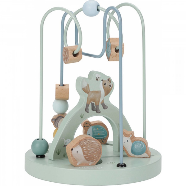 Boulier spirale renard en bois fsc - forest friends Little dutch