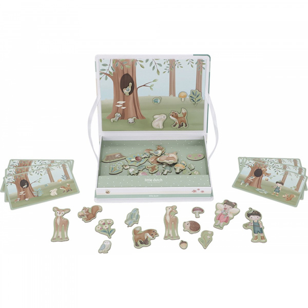 Puzzle magnétique fsc - forest friends Little dutch