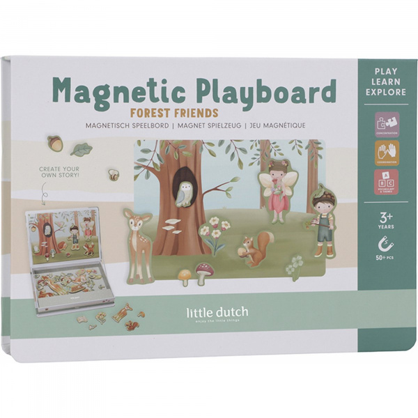 Puzzle magnétique fsc - forest friends Little dutch