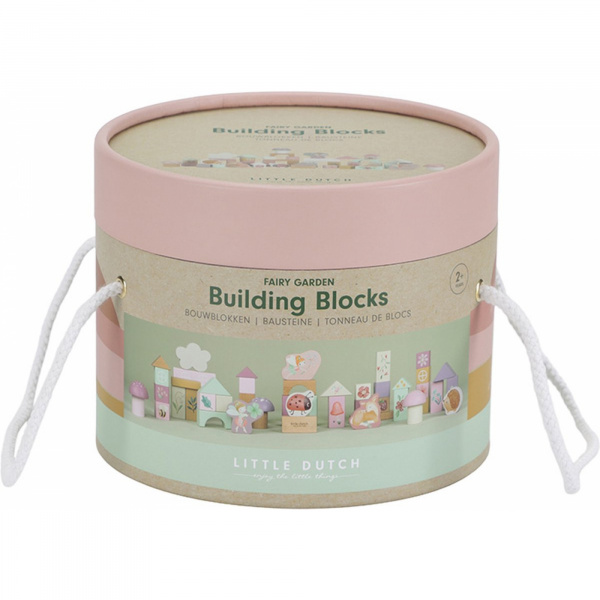 Blocs de construction en bois fsc - fairy friends Little dutch