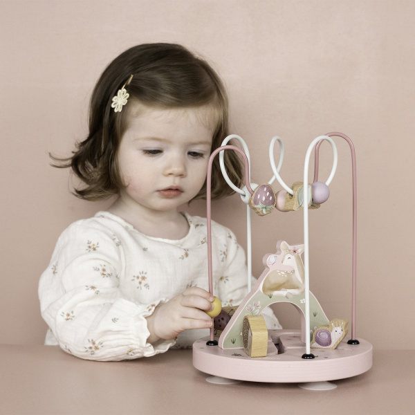 Boulier spirale faon en bois fsc - fairy garden Little dutch