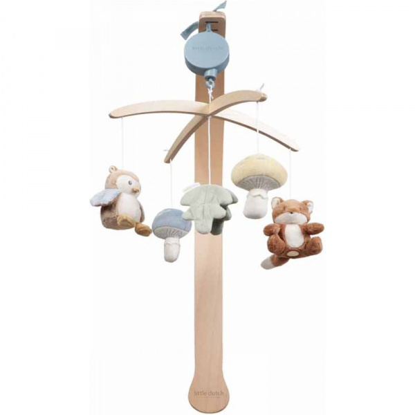 Mobile musical en bois fsc - forest friends Little dutch