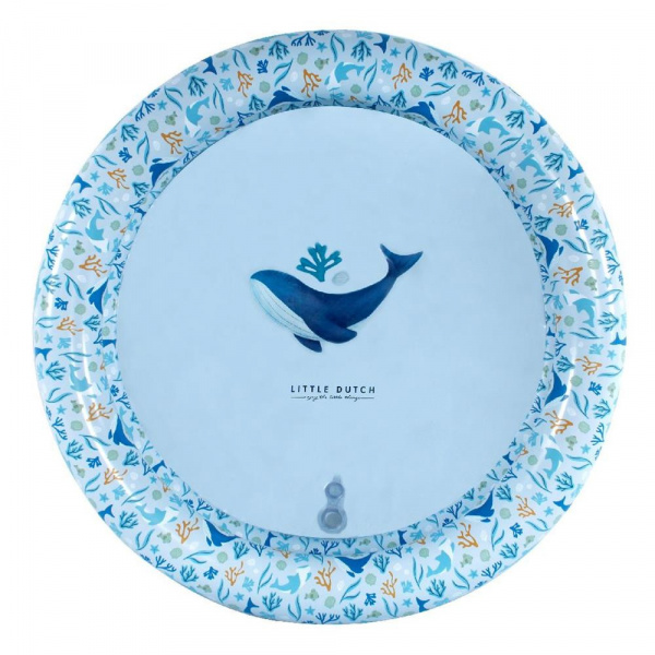 Piscine gonflable pour enfant 80 cm ocean dreams blue Little dutch