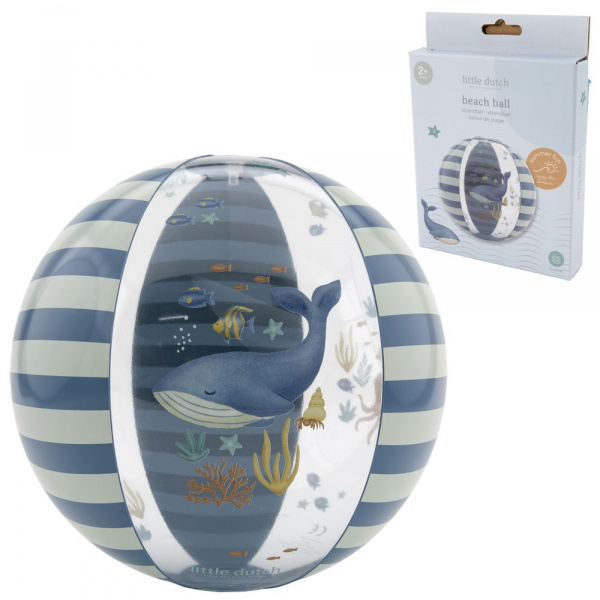 Ballon de plage - ocean world - 35 cm Little dutch