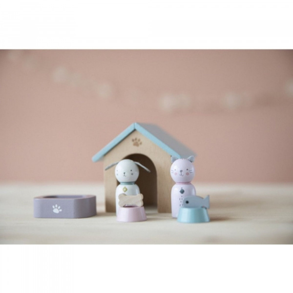Maison de poupée en bois animaux domestiques Little dutch