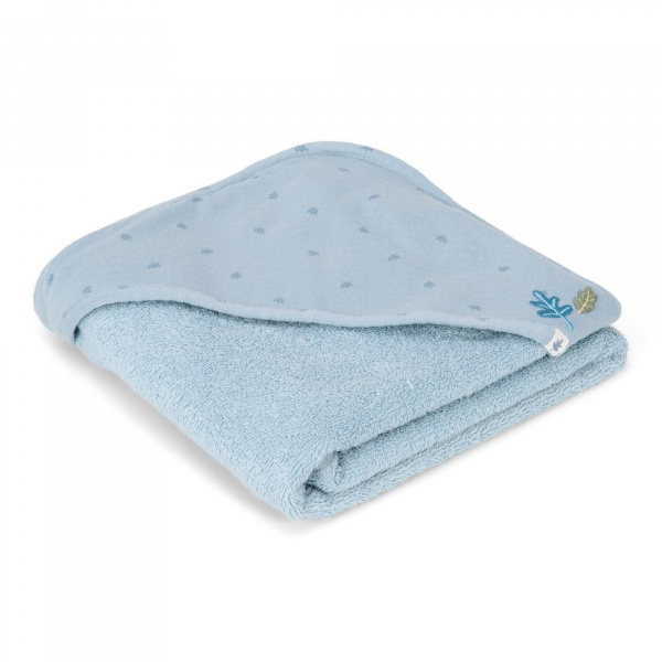 Cape de bain - pure denim blue - 100 x 100 cm Little dutch