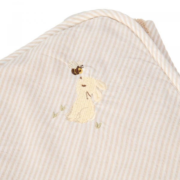 Cape de bain - baby bunny - 75 x 75 cm Little dutch