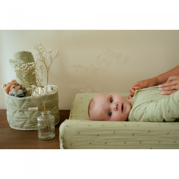 Housse pour matelas à langer - vintage sunny stripes Little dutch