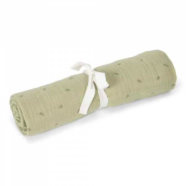 Lange xl en gaze de coton - pure sage Little dutch