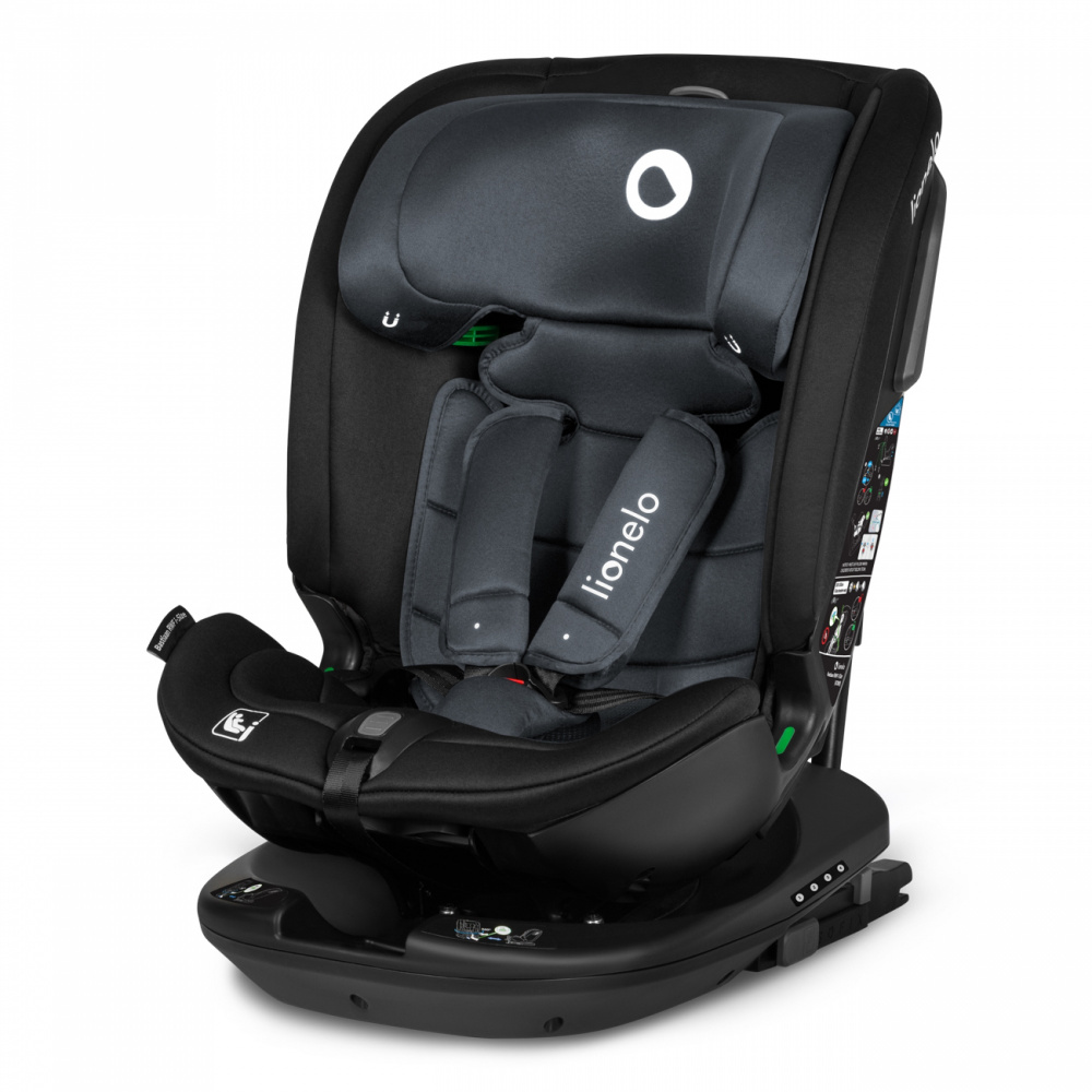 Bastiaan white siège-auto pivotant et isofix groupe 0+/1/2/3 gris