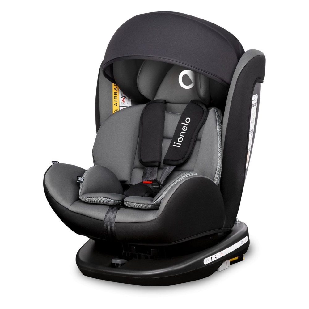 Siège auto bastiaan grey & black 0-36 kg