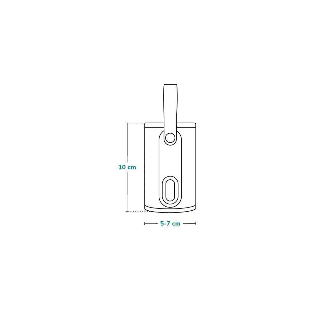 Lionelo Thermup Go Grey Silver — Chauffe-biberon portable