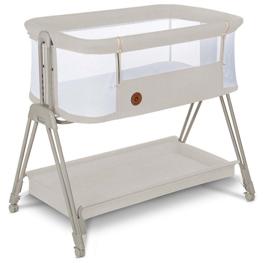 Lit cododo luna beige sand de Lionelo sur allobébé