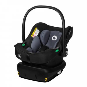 Le siège-auto astrid i-size set black grey avec base isofix Lionelo