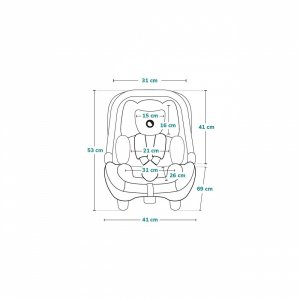 Siège auto noa plus sand 0-13 kg Lionelo