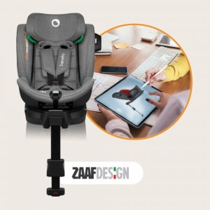 Siège-auto bébé i-size harmony grey concrete bamboo Lionelo