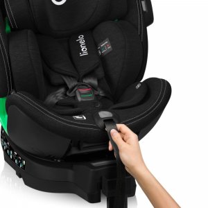 Siège-auto bébé i-size harmony black carbon bamboo Lionelo