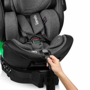 Siège-auto bébé i-size harmony grey graphite leather Lionelo