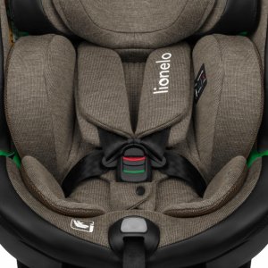 Siège-auto bébé i-size harmony green olive leather Lionelo
