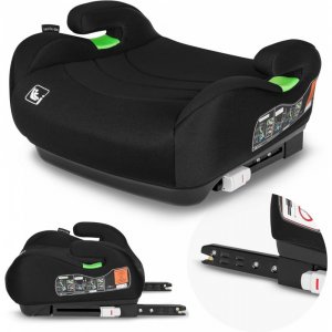 Siège auto luuk fix i-size black carbon Lionelo