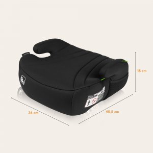 Réhausseur luuk i-size - black Lionelo