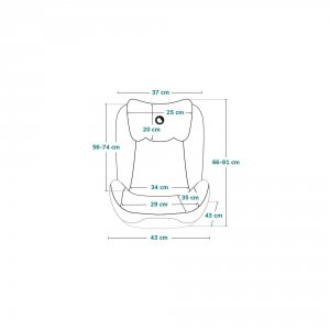 Siège auto hugo leather black 15-36 kg Lionelo