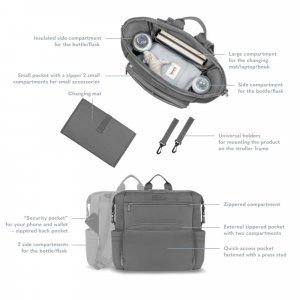 Sac à dos cube grey Lionelo