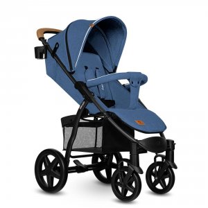 Poussette annet plus blue demin Lionelo