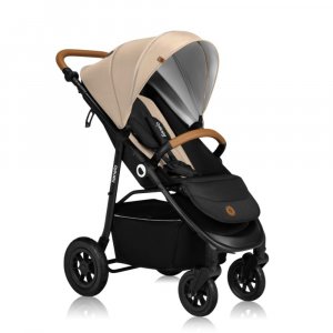 Poussette compacte natt beige sable Lionelo