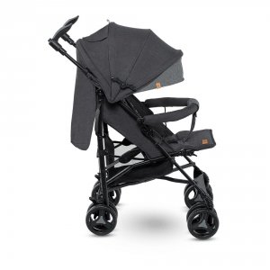 Poussette irma black & dark grey Lionelo