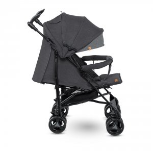 Poussette irma black & dark grey Lionelo