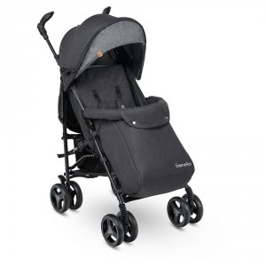 Poussette irma black & dark grey Lionelo