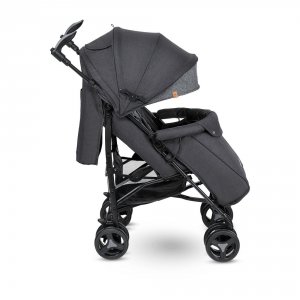 Poussette irma black & dark grey Lionelo