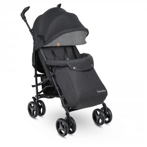 Poussette irma black & dark grey Lionelo