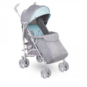 Poussette irma grey & mint Lionelo
