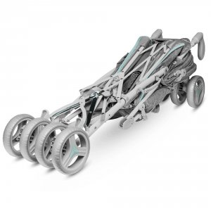 Poussette irma grey & mint Lionelo