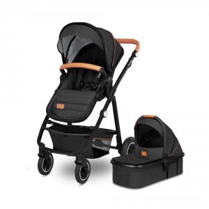 Poussette duo amber + nacelle grey graphite Lionelo