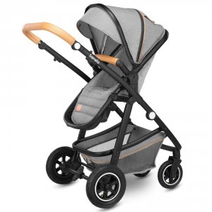 Poussette duo amber + nacelle grey stone Lionelo