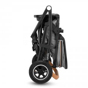 Poussette duo amber + nacelle grey stone Lionelo