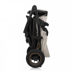 Poussette trio amber + nacelle + coque beige sand Lionelo
