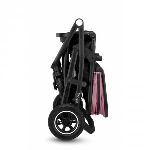 Poussette duo amber + nacelle pink Lionelo