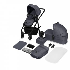 Poussette duo amber + nacelle grey graphite Lionelo