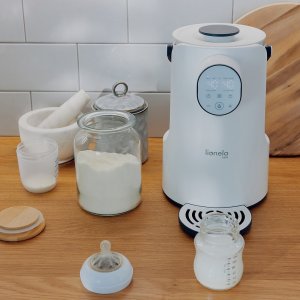 Robot préparateur de boissons lactées babypresto - white natural Lionelo