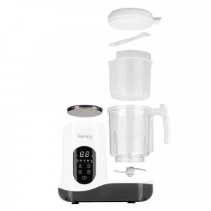 Robot cuiseur / mixeur bébé - white natural grey Lionelo