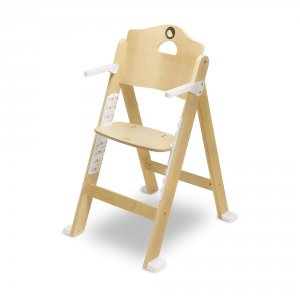 Chaise haute floris natural white Lionelo