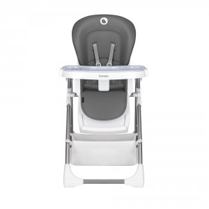 Chaise haute linn plus grey Lionelo