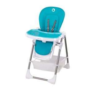 Chaise haute linn plus turquoise Lionelo