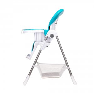 Chaise haute linn plus turquoise Lionelo