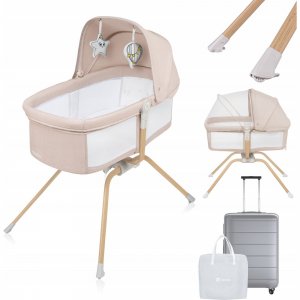 Lit voyage bébé 3en1 malin evo - beige natural Lionelo
