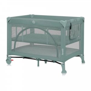 Lit parapluie bébé laura compact 2 en 1 green sage Lionelo